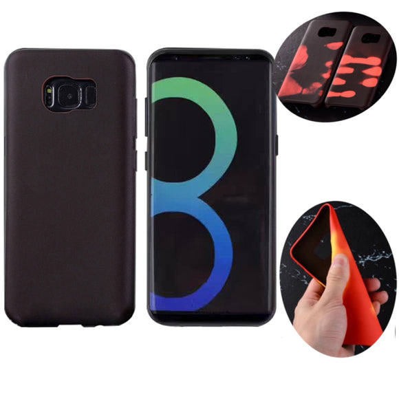 Physical Thermal Sensor Discoloration Soft TPU Anti Knock Back Cover Case for Samsung Galaxy S8