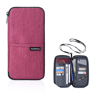 Travel Multi-slots Passport Holder Organizer Cover Card Bag Passport Bag Phone Storage Bag