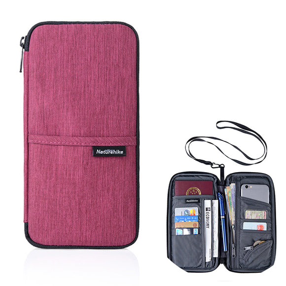 Travel Multi-slots Passport Holder Organizer Cover Card Bag Passport Bag Phone Storage Bag