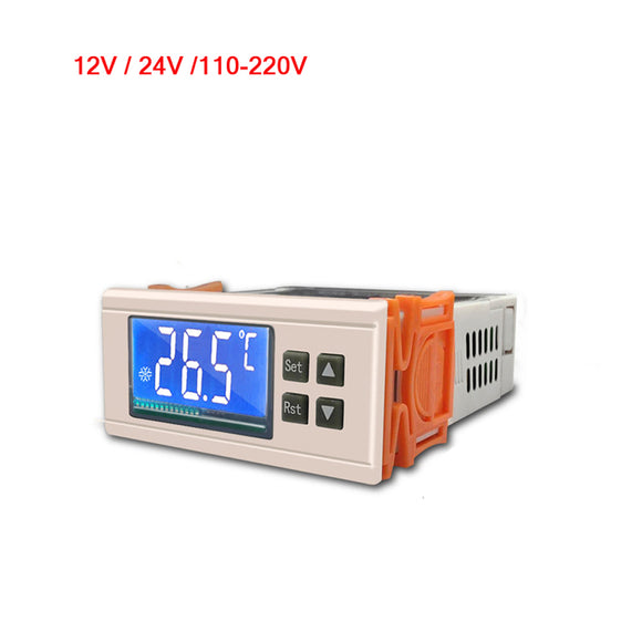 STC-8080A+ 12V/24V/110-220V Digital Temperature Controller Automatic Timing Defrost Intelligent Thermostat Alarm Function