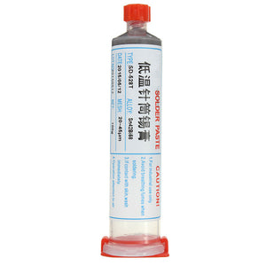 Sn42Bi58 Solder Paste low temperature Low Melt Lead Free SMT Melting Point 138C