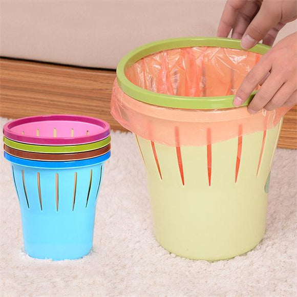 Trash Can Waste Bin Storage Bucket Durable Office Garbage Rubbish Clamp Anti Ship Fixation