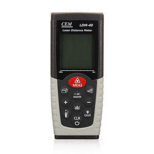 CEM LDM-40 Laser Distance Meter Laser Rangefinder Measure 0.05 to 40m