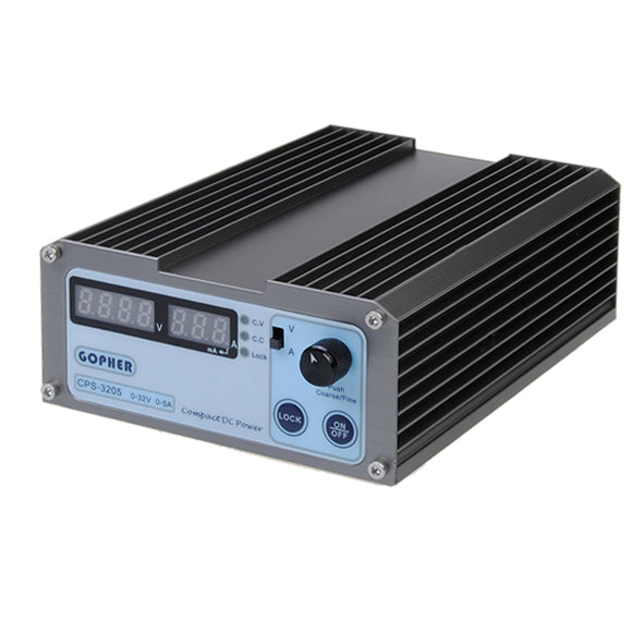 GOPHERT CPS-3205  0-32V 0-5A Portable Adjustable DC Power Supply 110V/220V CPS-3205II
