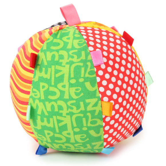 Baby Kids Infant Music Safe Soft Cloth Colorful Ball Educational Toys