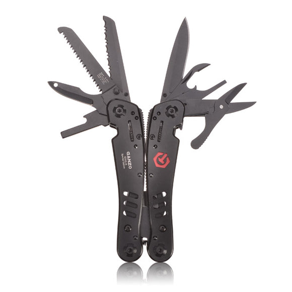 Ganzo G302B Multi Pliers Black Camping Tools With Locking Function