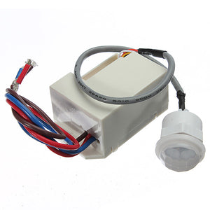 220V Mini PIR Motion Sensor Detector for 12V DC Timer Relay Relay Automotive Caravan Alarm