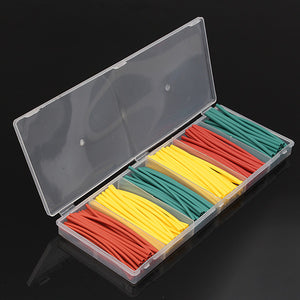 180Pcs Mixed Color Polyolefin 2:1 Halogen-Free Heat Shrink Tubing Kit