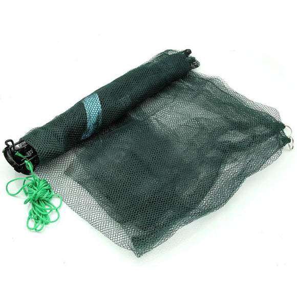 New Folded 80x80cm Folding Crab fish Minnow Fishing Trap Cast Net