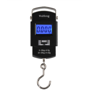 WeiHeng A08 50KG/5g Backlight Digital Handle Luggage Scale Portable