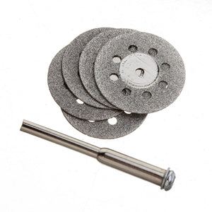 22mm 5pcs Carbon Steel Mini Diamond Cutting Discs Tools