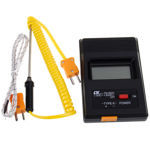 TM-902C Digital LCD K Type Thermometer Temperature Meter with Probe