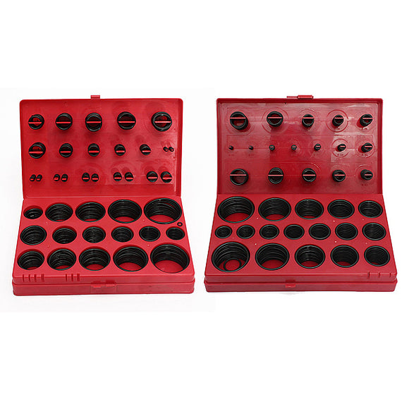 419 Pcs Universal Rubber Metric O-Ring Seals Assortment Set