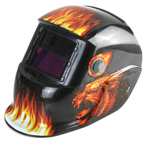 Leopard Solar Energy Automatic Darkening Electrical Welding Helmet Mask