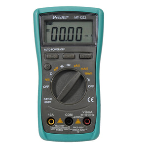 Professional Pro's Kit MT-1232 2.1Inch Digital Auto Multimeter