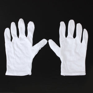 1Pair White Cotton Gloves Anti-static Protective Gloves for BGA Work