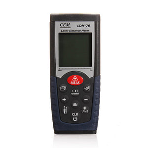 CEM LDM-70 Laser Distance Meter Laser Rangefinder Measure 0.05 to 70m