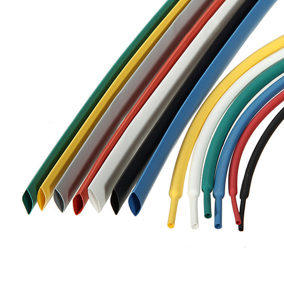 1m 8.0mm 7 Color 2:1 Polyolefin Heat Shrink Tubing Tube Sleeving Wrap