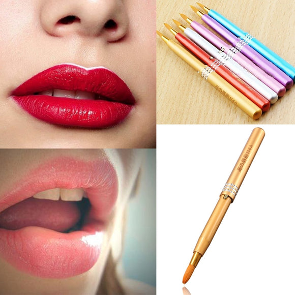 Retractable Telescopic Makeup Cosmetic Lip Outline Brush