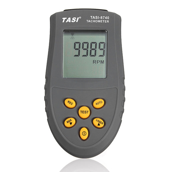 TASI-8740 Non Contact LCD Digital Laser Tachometer RPM Speed Gauge