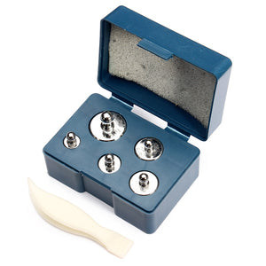 6in1 50g 20g 10g 5g Precision Chrome Calibration Scale Weight Set