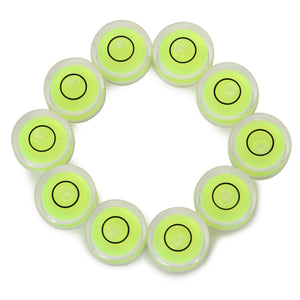 10pcs Circular Bubble Spirit Level Set For Professional Measuring Normal Use