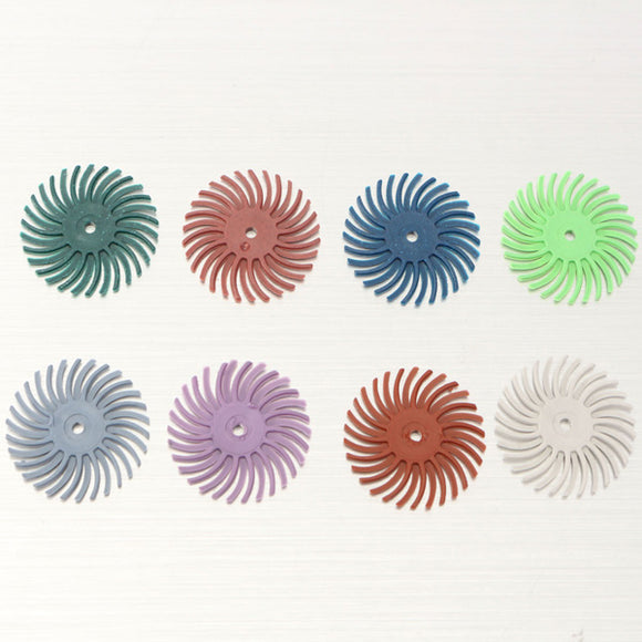 Bristle Disc Brush Polisher Assortment 25 mm Diameter Each for Dental Wood Jewelry