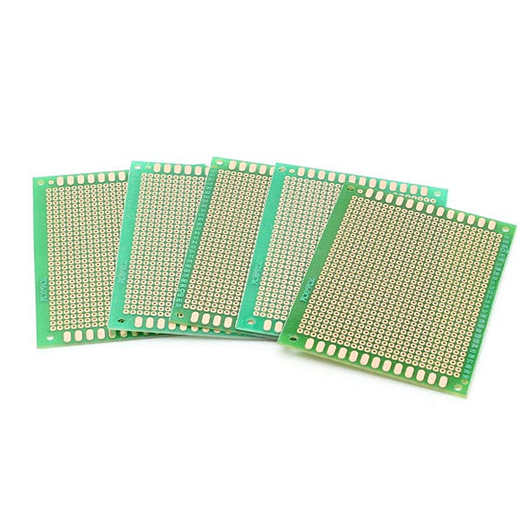 5pcs 70x90mm DIY Soldering Prototype Copper PCB Printed Circuit Board