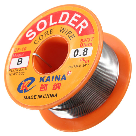 63/37 0.8mm Tin Lead Rosin Core Flux Solder Soldering Welding Iron Wire Reel