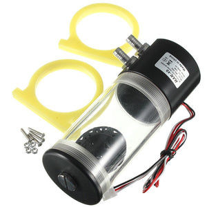 500L/H DC12V 10W CPU Cooling Heat Exchanger Water Pump Circular Pump Tank Fast Cooler