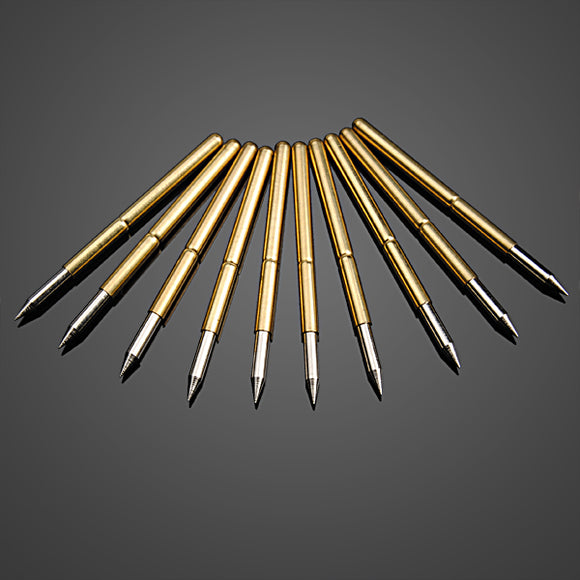 10pcs Ultra Pointed Golden Flexible Multimeter Probe PCB Test Needle