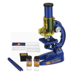 Nostalgic 100X 200X 450X Educational LED Classic Microscope  Lab Microscope Nature Games