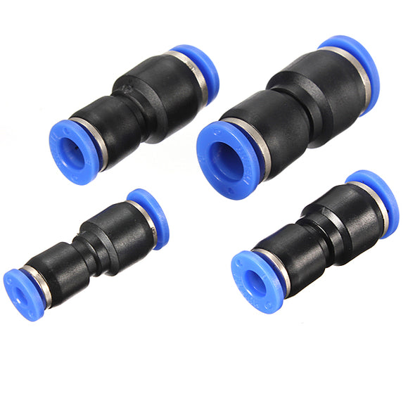 Pneumatic Fitting Push In Straight Union Connector For Air Water Tube