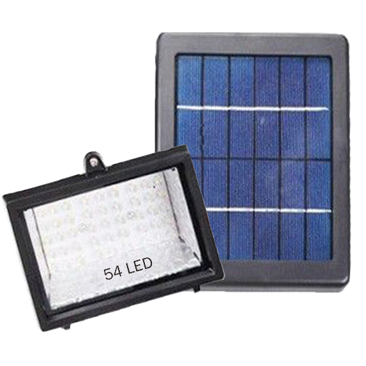 Solar flood light 3W day/night switch