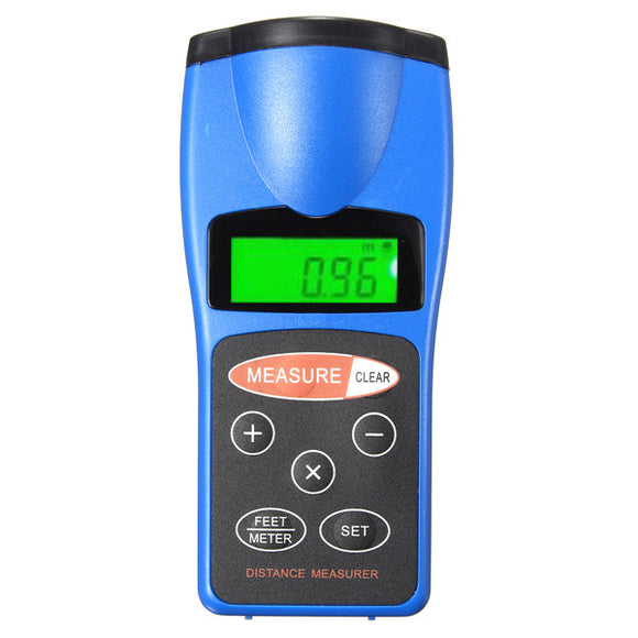 2-60FT 18m Ultrasonic Digital Laser Distance Meter Rangefinder Measure Diastimeter