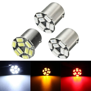 1156 BA15S 3W 5730 LED White Red Amber SMD Reversing Turn Signal Indicator Lights Bulbs