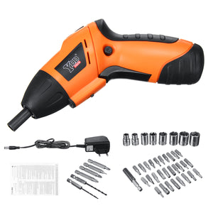 45in1 Cordless Electric Screwdriver Mini Power Screw Driver Rechargeable DIY Driver Bit Tool Set