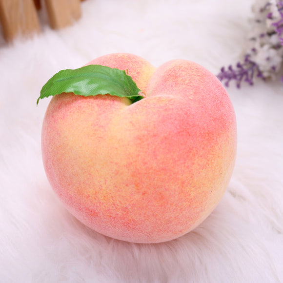 Artificial Peach Mould Fake Fruit Vegetables Teaching Mould Home Decoration props