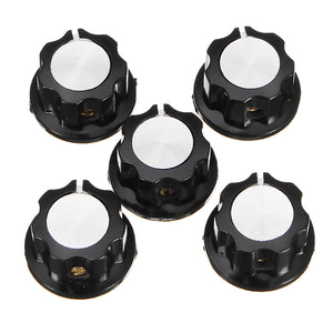 15pcs MF-A01 Bakelite Potentiometer Knob Cap Hat Diameter 20mm Bore Diameter 6.4mm For RV24YN WH118