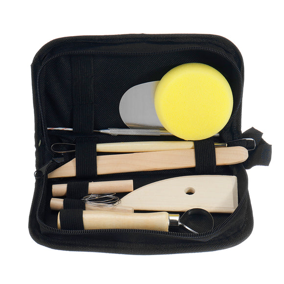 8PCS Clay Sculpting Wax Carving Pottery Tools Polymer Ceramic Modeling Kit