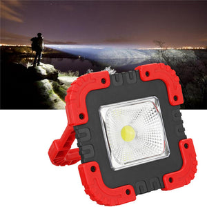 100W USB Solar LED Work Light Rechargeable Emergency Flood Lamp