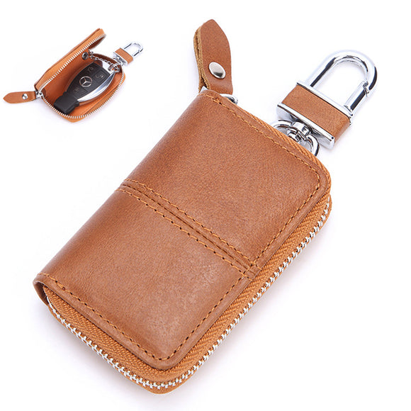 Genuine Leather Car Key Case Holder Key Bag For Men