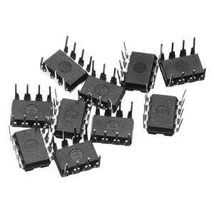 10pcs NE555 NE555P NE555N 555 Timers DIP-8 TEXAS