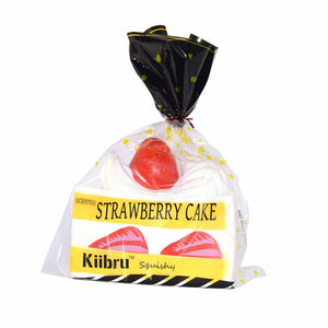 Kiibru Strawberry Cake White Squishy Slow Rising 15*9*14.5cm With Original Packaging Gift