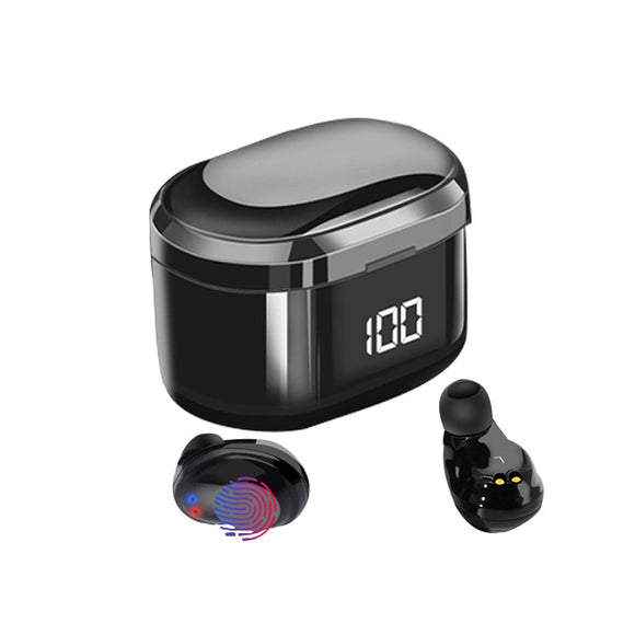 Bakeey X6 TWS bluetooth 5.0 Earphone Mini Portable LED Display Wireless Earbuds Touch Control Stereo Headphone with Mic