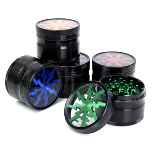 Aluminum Alloy 4 Layers Baccy Crusher Hand Muller Smoke Herb Tobacco Grinder