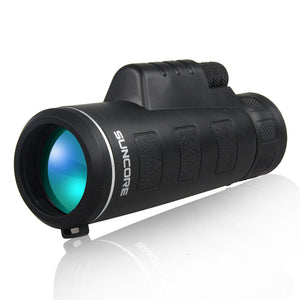 IPRee Traveller 10x40 Monocular Telescope HD Optic Zoom Lens High Definition Spotting View Eyepiece