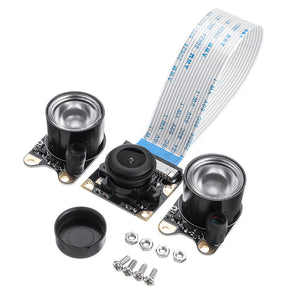 3pcs OV5647 Fisheye Wide-angle Night Vision Camera 500W Pixel 1080P Module Support For Raspberry PI 4B/3B+