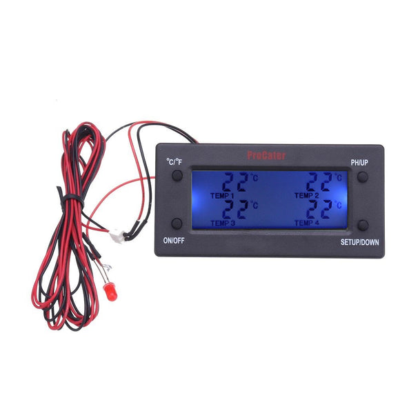 WH6135 Digital Display Thermometer Hygrometer 4 Channel Temperature Measurement