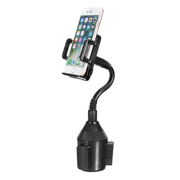 Universal 360 Rotatable Adjustable Car Cup Phone Holder Stand Mount For Xiaomi Huawei